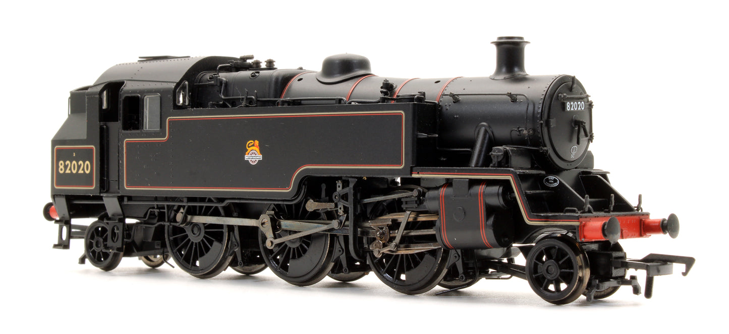 Pre-Owned Class 3MT 82020 BR Lined Black Early Emblem Steam Locomotive