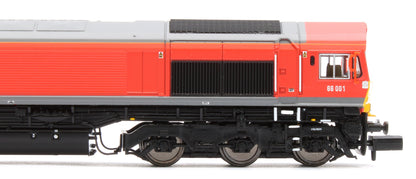 2D-066-001D Class 66 66001 DB Red Diesel Locomotive - DCC Fitted