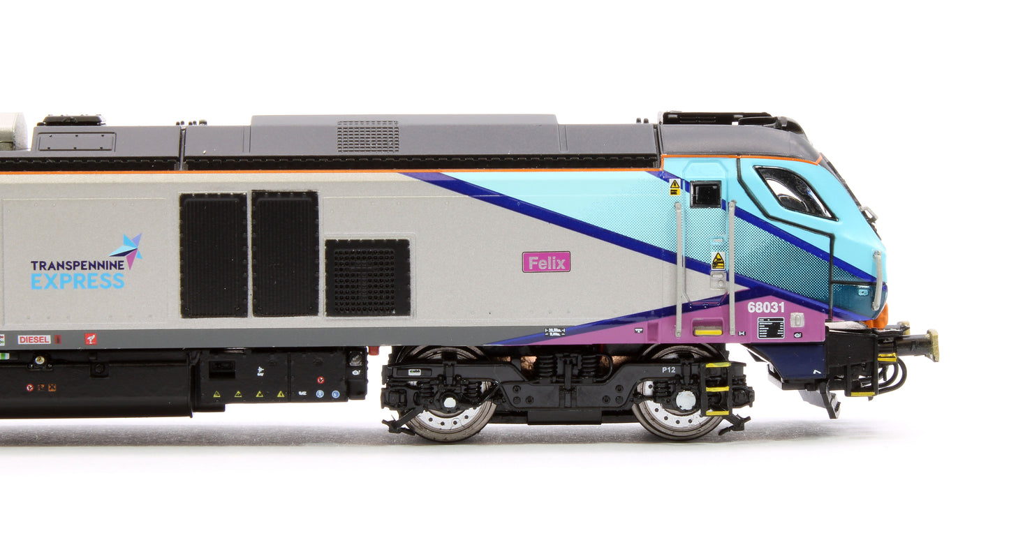 Class 68 Felix 68031 Transpennine Express Diesel Locomotive - DCC Fitted