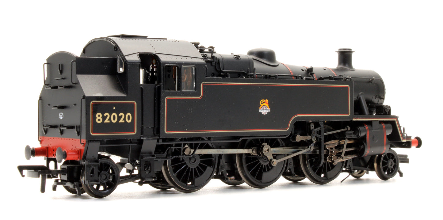 Pre-Owned 31-975A Class 3MT 82020 BR Lined Black Early Emblem Steam Locomotive - DCC Sound