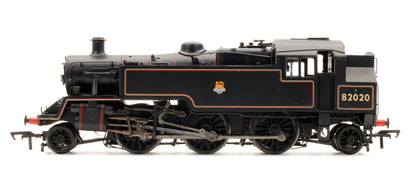 Pre-Owned 31-975A Class 3MT 82020 BR Lined Black Early Emblem Steam Locomotive - DCC Sound