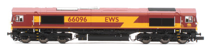 2D-066-002 Class 66 66096 EWS Red / Gold Diesel Locomotive