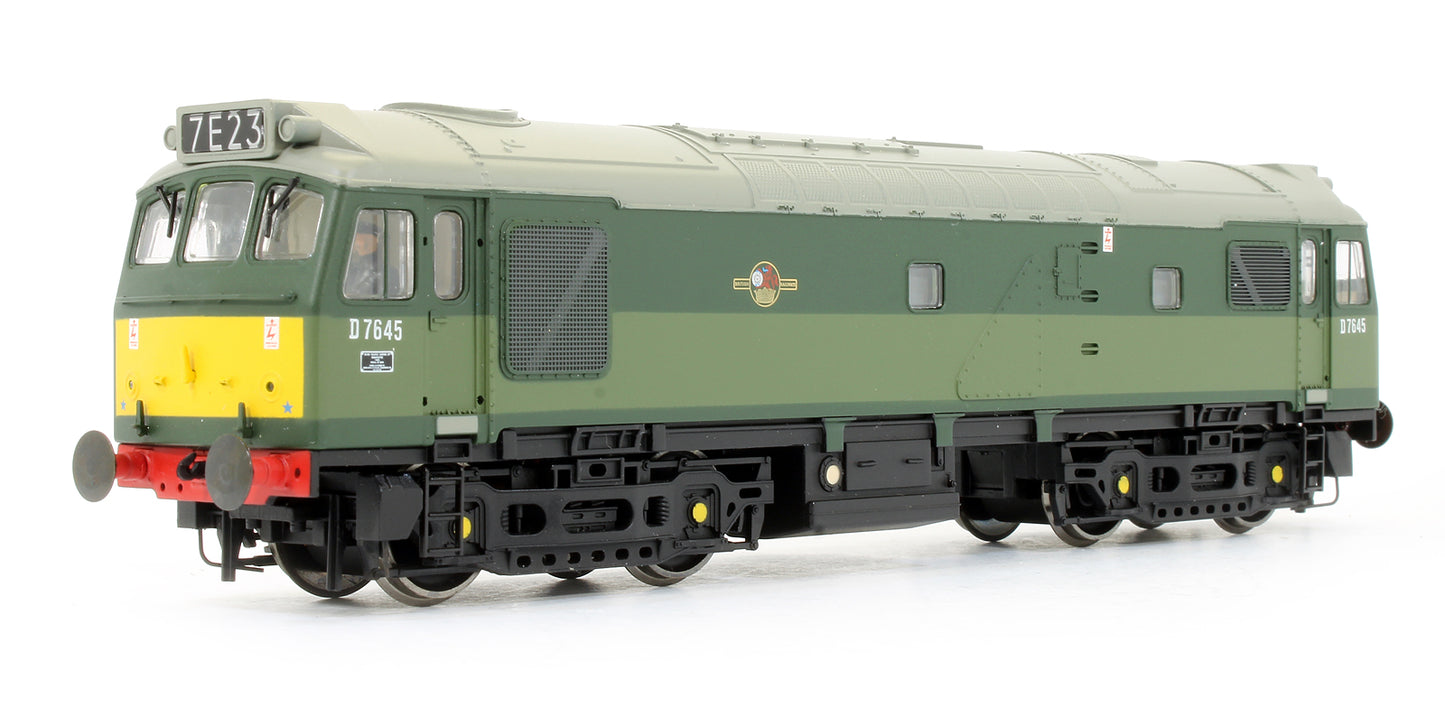 Pre-Owned 32-400 Class 25/3 'D7645' BR Two Tone Green Diesel Locomotive