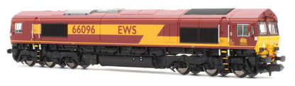 2D-066-002D Class 66 66096 EWS Red / Gold Diesel Locomotive - DCC Fitted