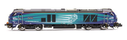 Class 68 Fearless 68016 DRS Compass Diesel Locomotive - DCC Sound