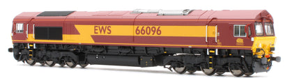 2D-066-002D Class 66 66096 EWS Red / Gold Diesel Locomotive - DCC Fitted