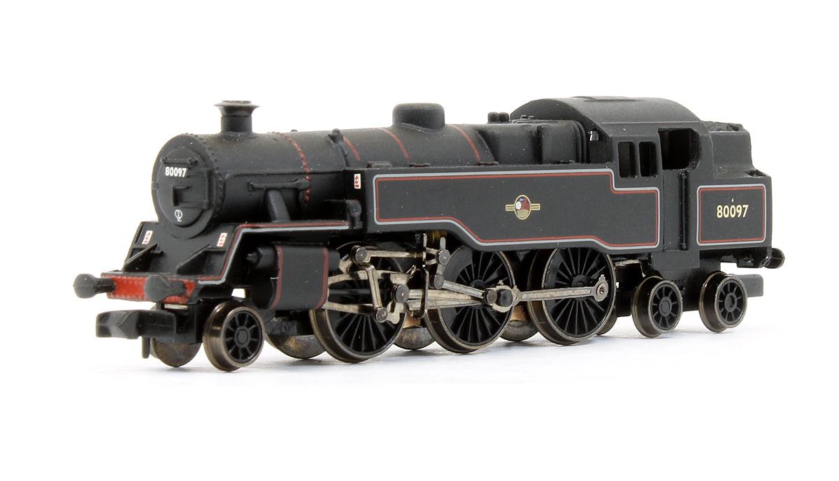 Pre-Owned 4MT Tank '80097' BR Lined Black Late Crest Steam Locomotive