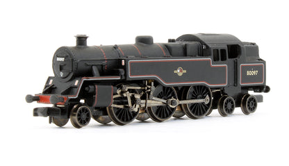 Pre-Owned 4MT Tank '80097' BR Lined Black Late Crest Steam Locomotive