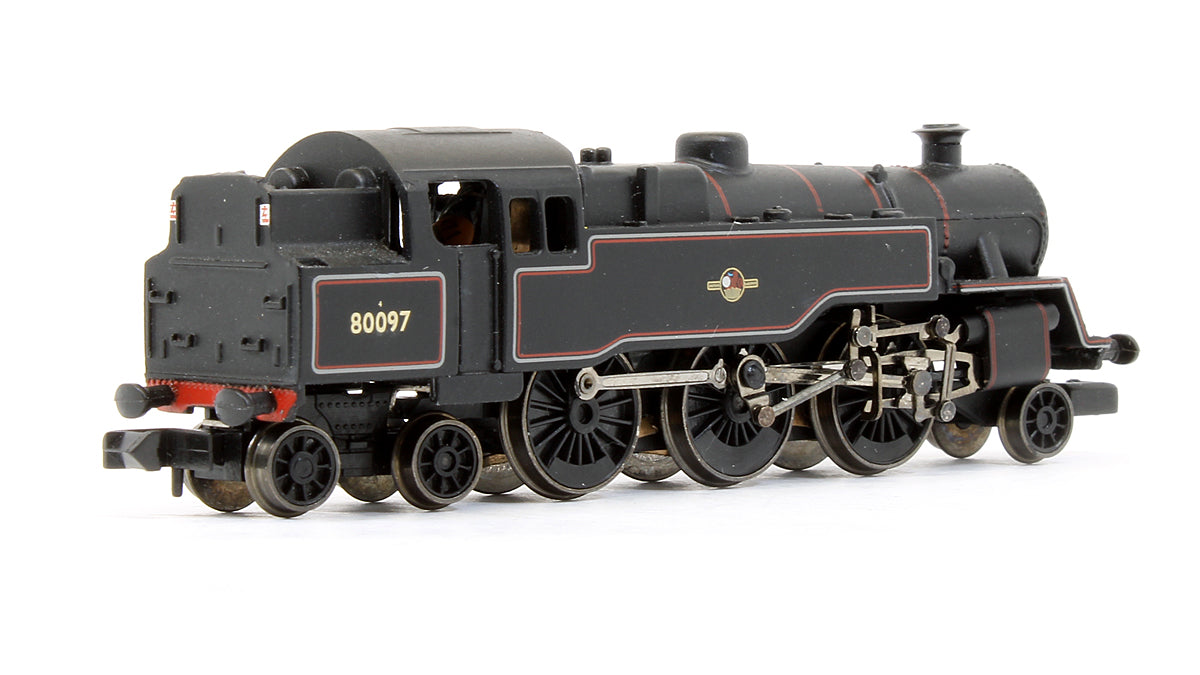 Pre-Owned 4MT Tank '80097' BR Lined Black Late Crest Steam Locomotive