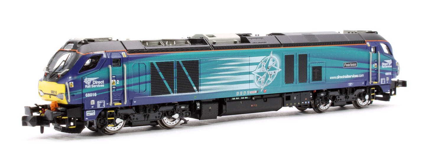 Class 68 Fearless 68016 DRS Compass Diesel Locomotive