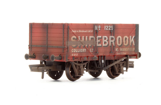 Pre-Owned 'Shirebrook Colliery' 7 Plank Mineral Wagon No.1225 - Custom Weathered