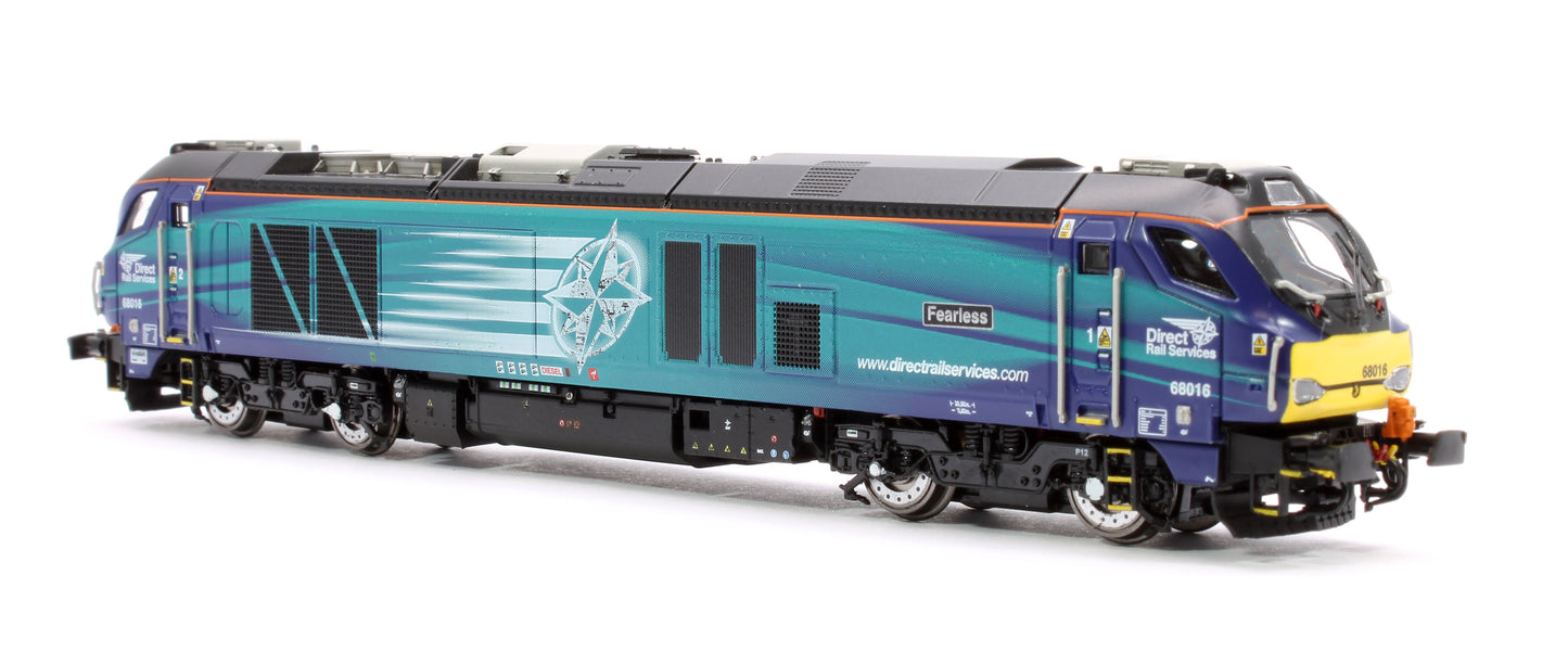 Class 68 Fearless 68016 DRS Compass Diesel Locomotive