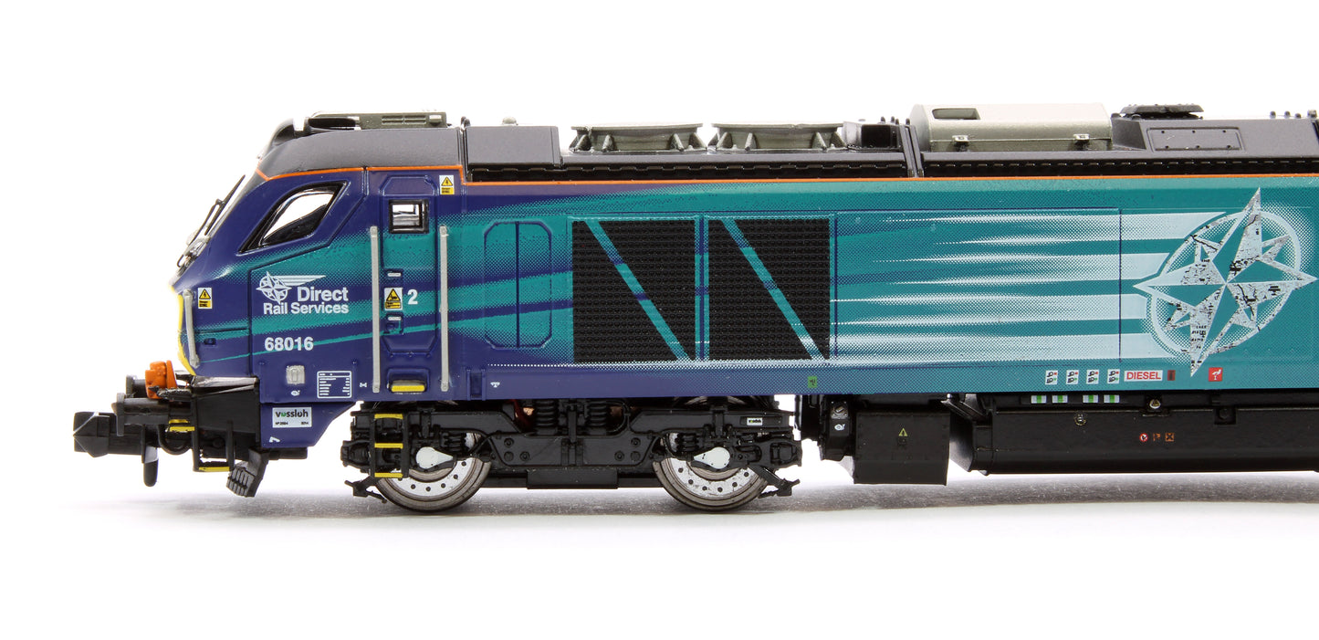 Class 68 Fearless 68016 DRS Compass Diesel Locomotive