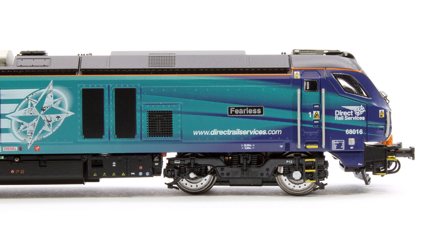 Class 68 Fearless 68016 DRS Compass Diesel Locomotive