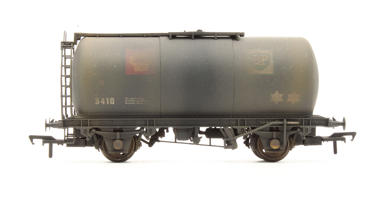 Pre-Owned TTA Tank Wagon Shell BP Black - Custom Weathered