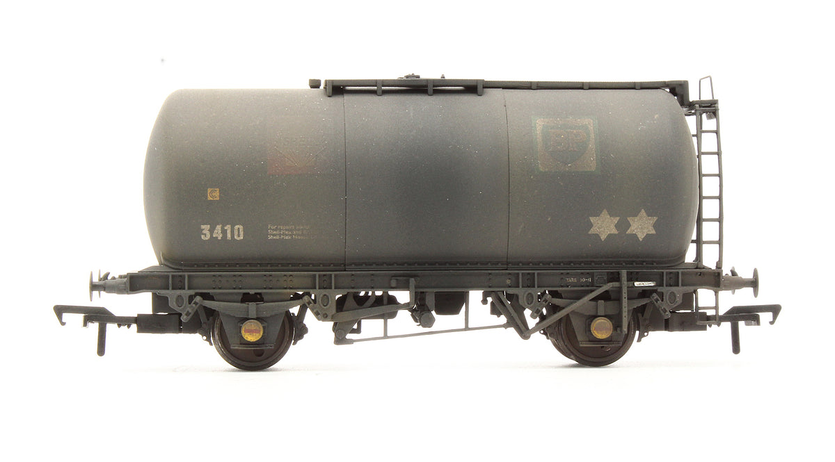 Pre-Owned TTA Tank Wagon Shell BP Black - Custom Weathered