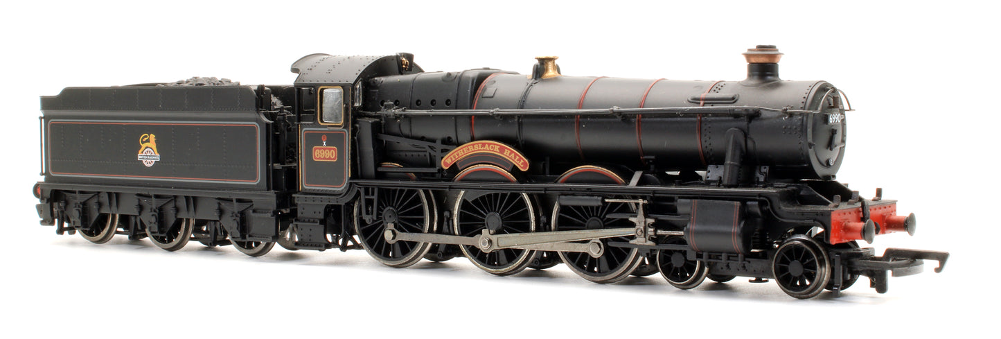 Pre-Owned Class 6959 Modified Hall 6990 'Witherslack Hall' BR Black Steam Locomotive