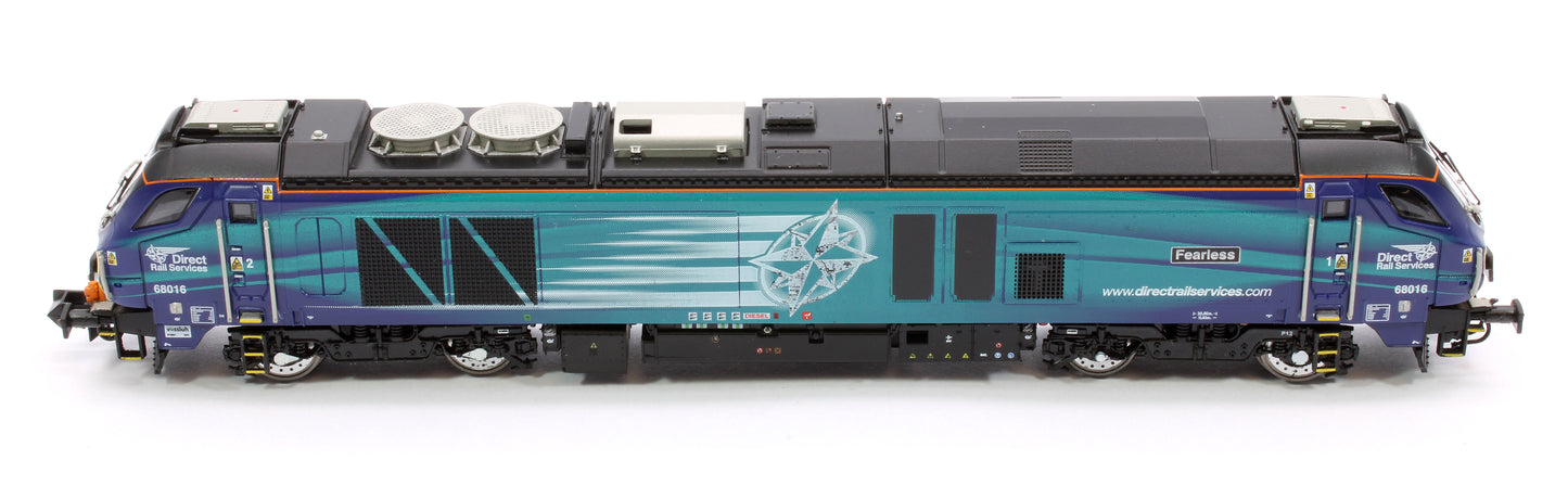 Class 68 Fearless 68016 DRS Compass Diesel Locomotive - DCC Sound