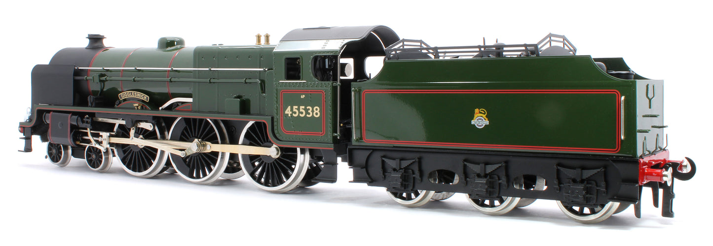 E/42-E1 Patriot Class "Giggleswick" 4-6-0 BR Gloss Lined Green No. 45538 Steam Locomotive