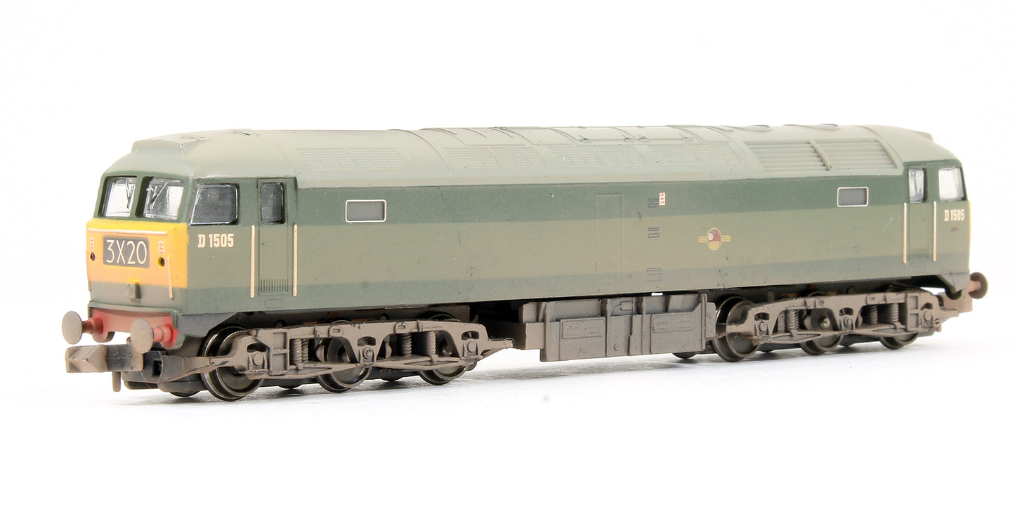 Pre-Owned Class 47 D1505 BR Two Tone Green Diesel Locomotive - Weathered