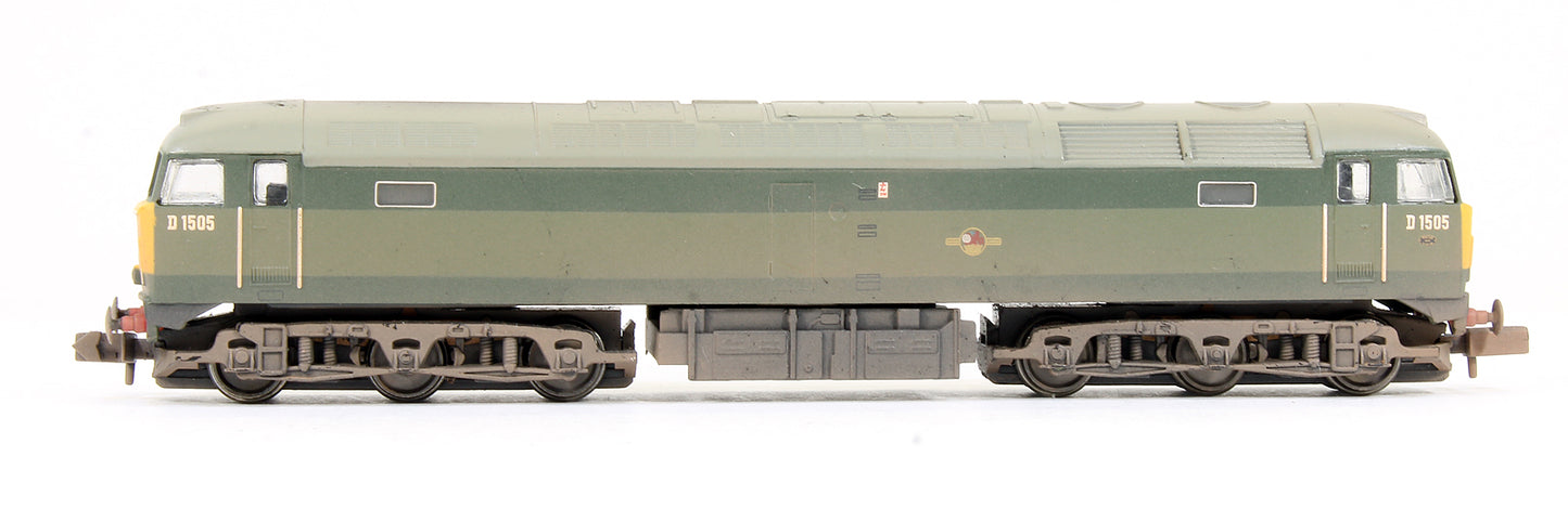 Pre-Owned Class 47 D1505 BR Two Tone Green Diesel Locomotive - Weathered