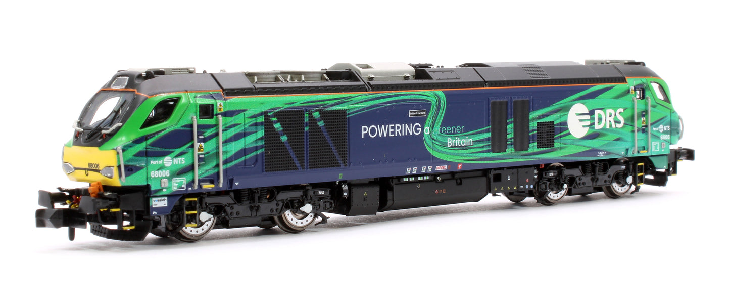 Class 68 Pride of the North 68006 New DRS/NTS Green Diesel Locomotive - DCC Fitted