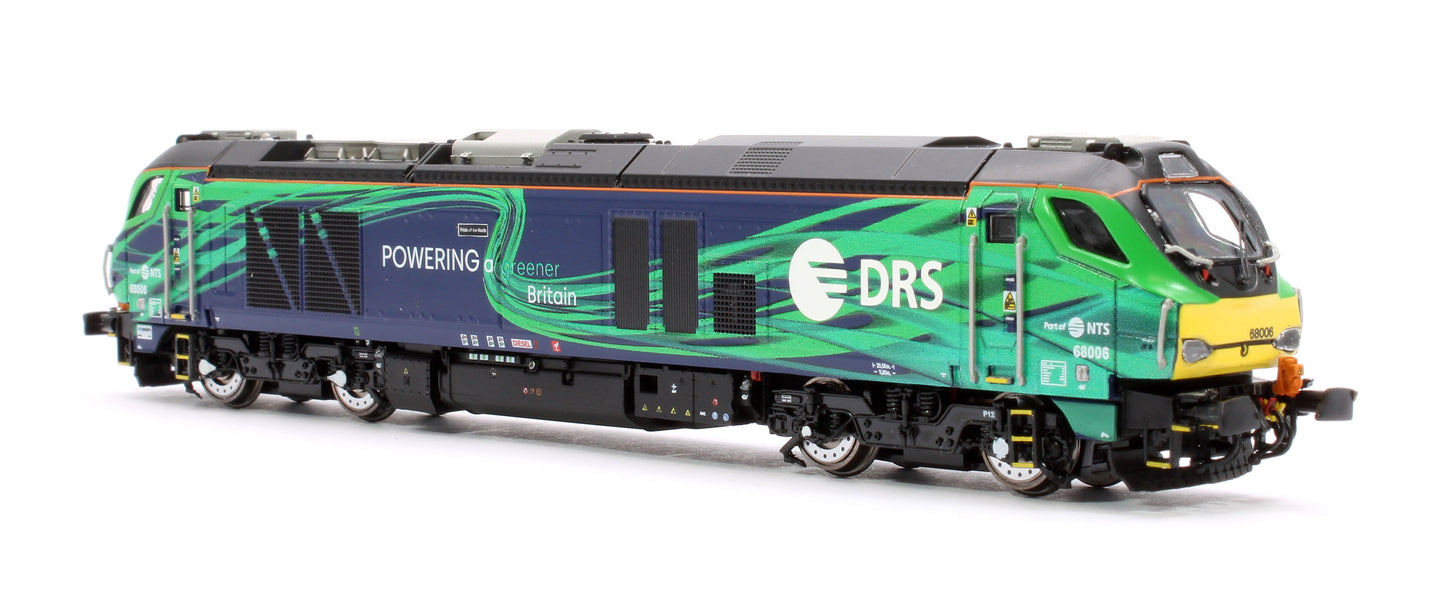 Class 68 Pride of the North 68006 New DRS/NTS Green Diesel Locomotive - DCC Sound