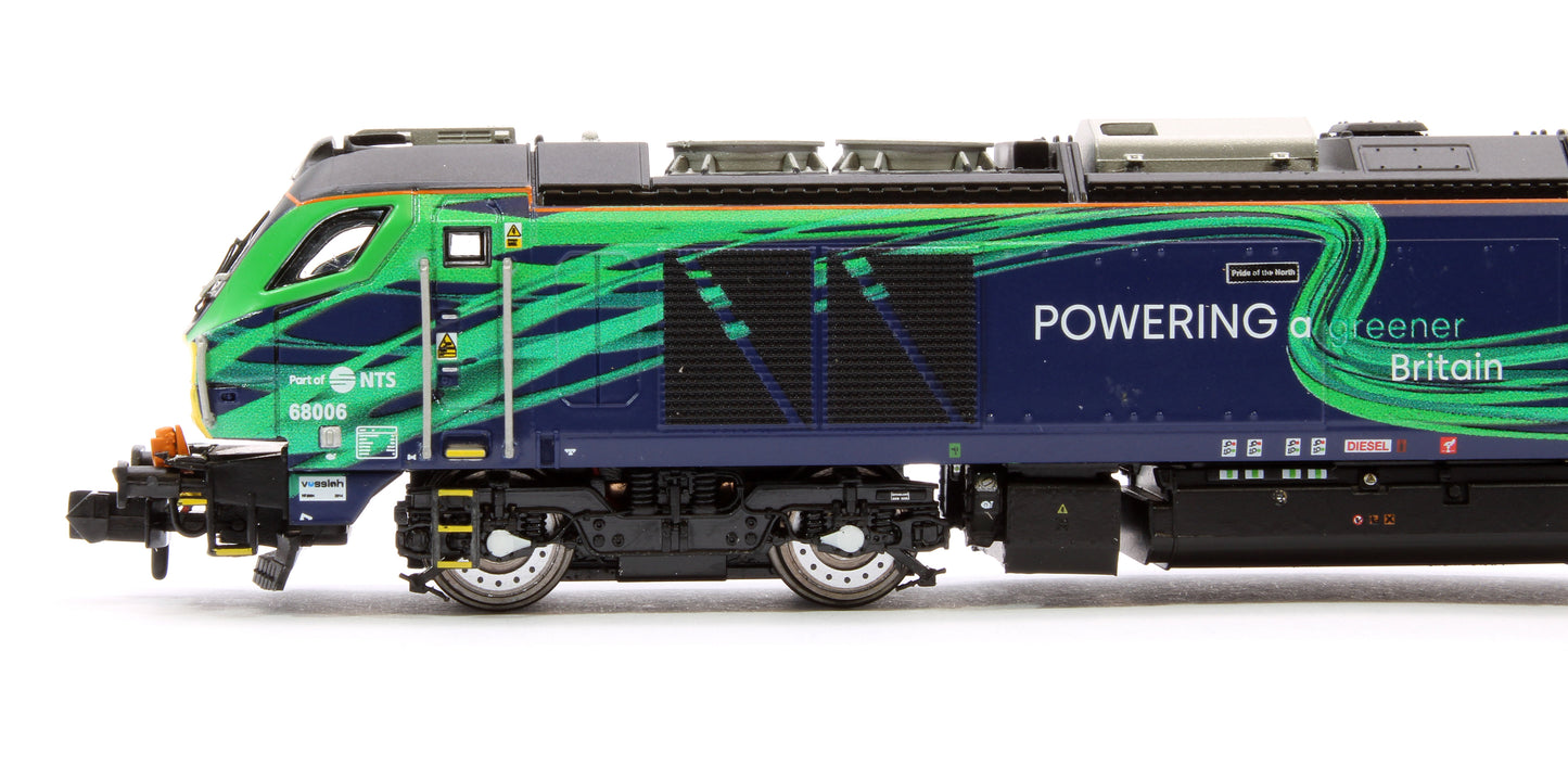 Class 68 Pride of the North 68006 New DRS/NTS Green Diesel Locomotive - DCC Sound