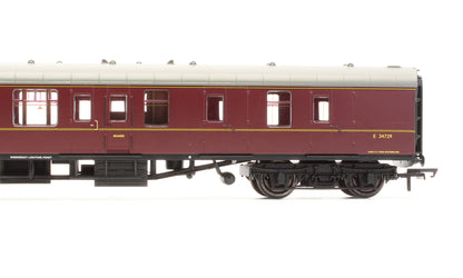 Pre-Owned BR Maroon MK1 Corridor Brake 2nd Class Coach 'E34729'