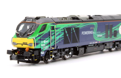 Class 68 Pride of the North 68006 New DRS/NTS Green Diesel Locomotive - DCC Fitted