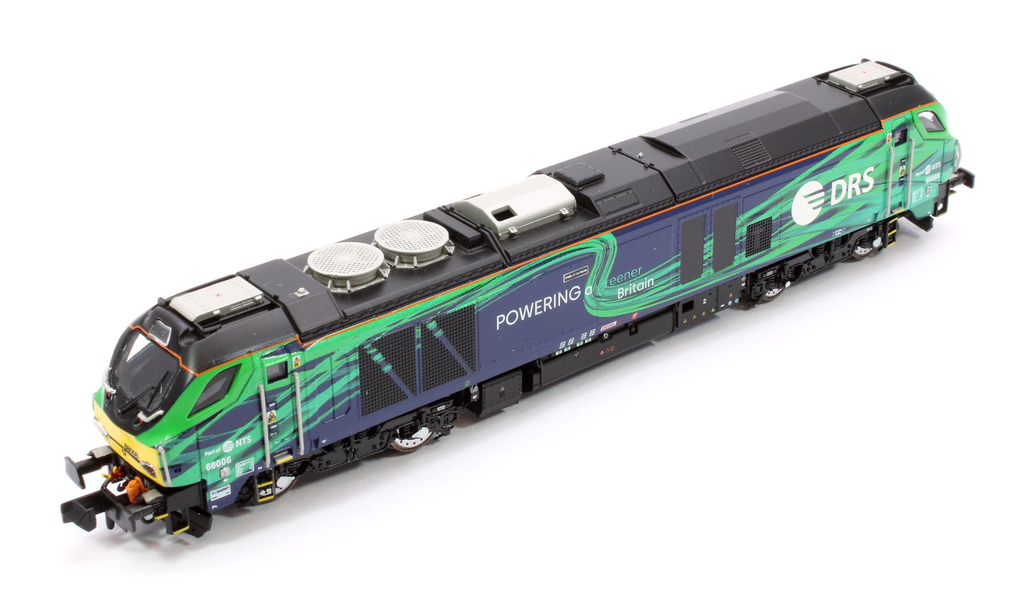 Class 68 Pride of the North 68006 New DRS/NTS Green Diesel Locomotive - DCC Fitted