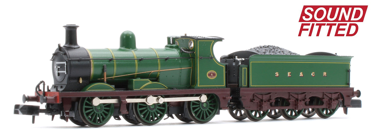 372-775ASF SE&CR C Class 4 SE&CR Lined Green (Simplified) Steam Locomotive - DCC Sound