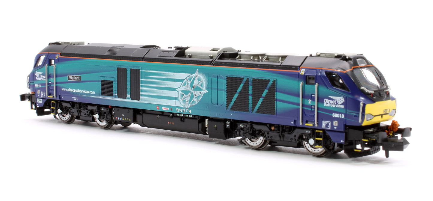 Class 68 Vigilant 68018 DRS Compass Diesel Locomotive - DCC Fitted