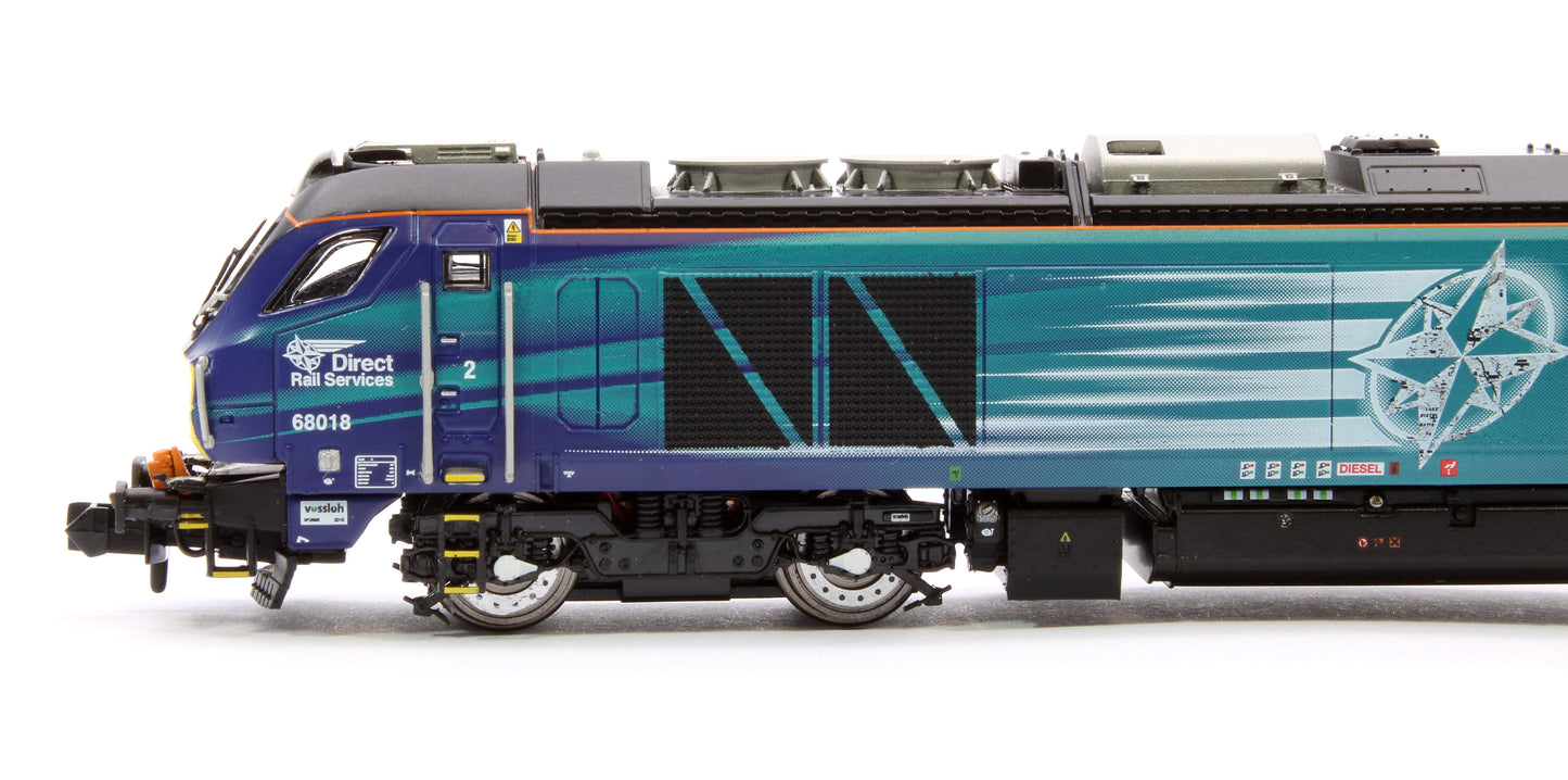 Class 68 Vigilant 68018 DRS Compass Diesel Locomotive - DCC Fitted