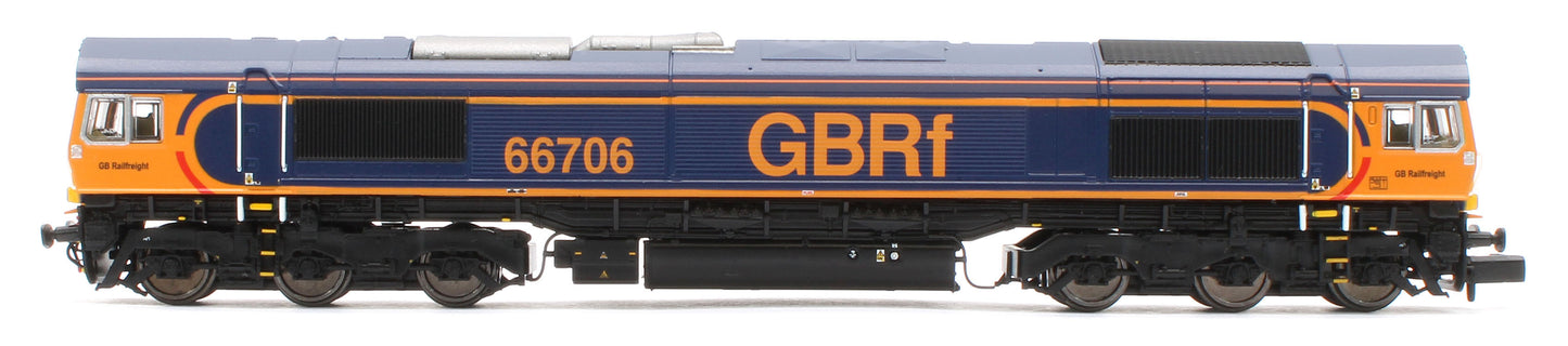 2D-066-005S Class 66 66706 GBRF "Nene Valley" Diesel Locomotive - DCC Sound