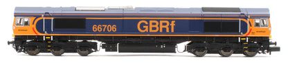 2D-066-005D Class 66 66706 GBRF "Nene Valley" Diesel Locomotive - DCC Fitted