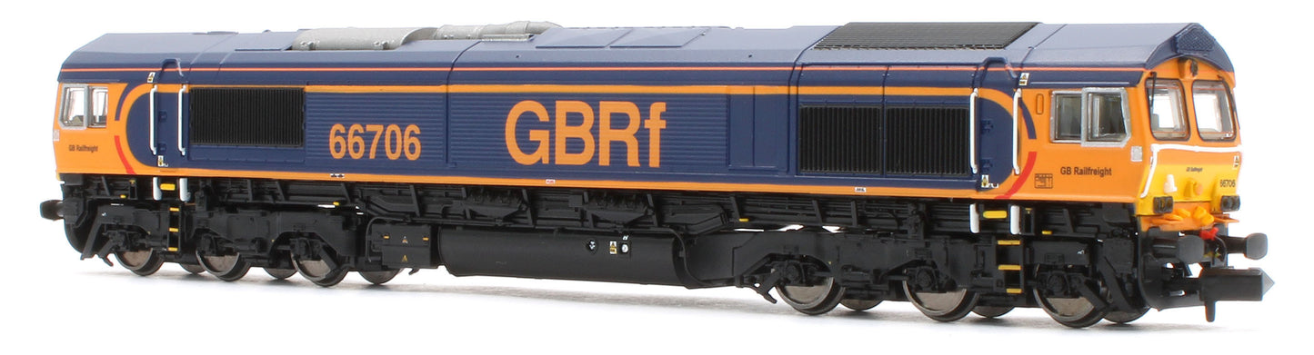 2D-066-005S Class 66 66706 GBRF "Nene Valley" Diesel Locomotive - DCC Sound
