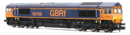2D-066-005S Class 66 66706 GBRF "Nene Valley" Diesel Locomotive - DCC Sound