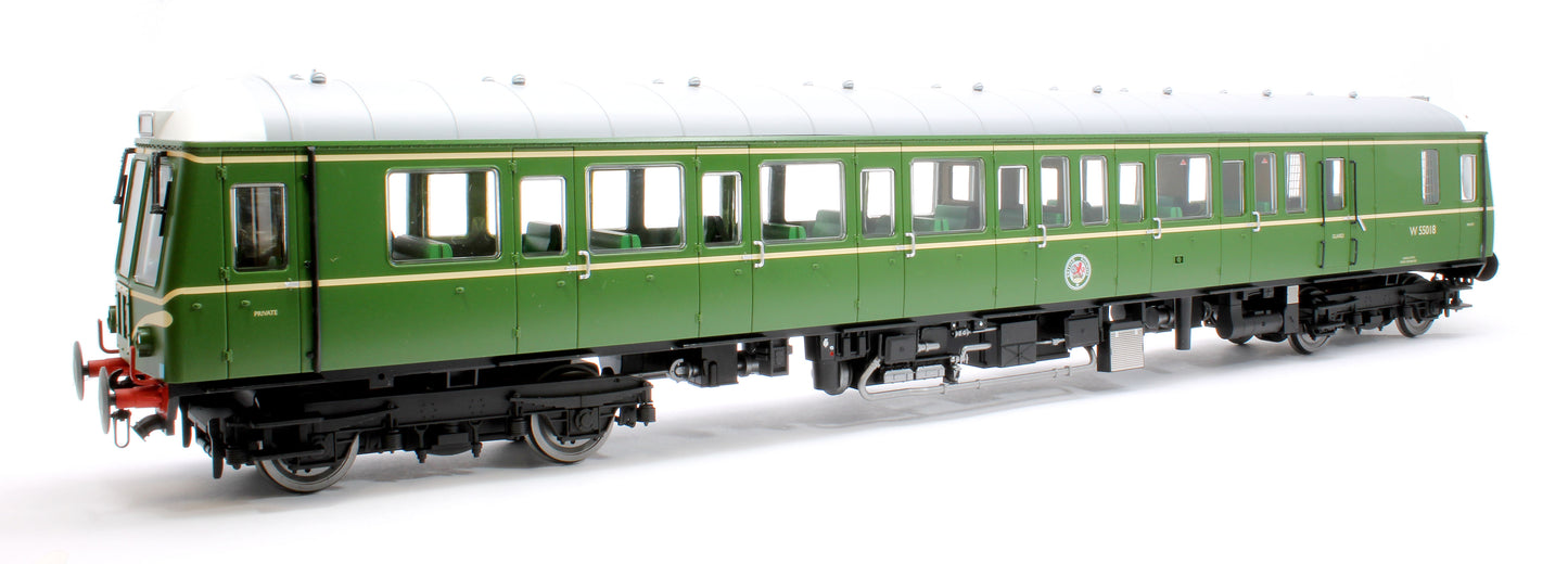 Class 122 55018 BR Green Speed Whiskers Single Car DMU - DCC Fitted