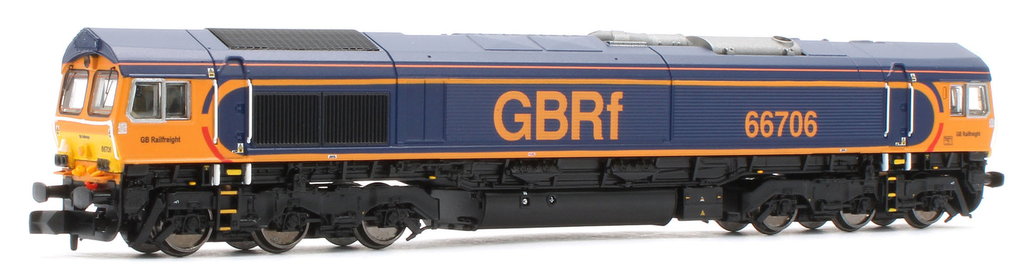 2D-066-005D Class 66 66706 GBRF "Nene Valley" Diesel Locomotive - DCC Fitted