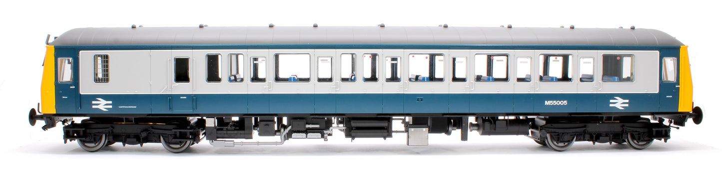 Class 122 M55005 Blue/Grey Single Car DMU - DCC Fitted