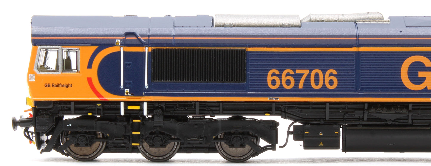2D-066-005D Class 66 66706 GBRF "Nene Valley" Diesel Locomotive - DCC Fitted