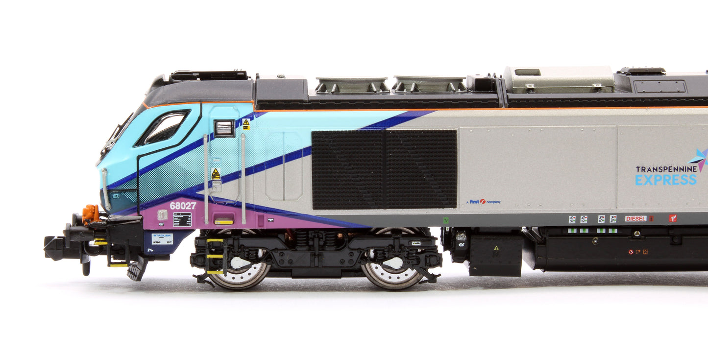 Class 68 Splendid 68027 Transpennine Express Diesel Locomotive - DCC Fitted