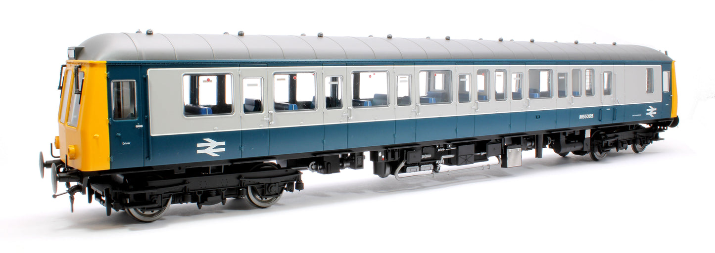 Class 122 M55005 Blue/Grey Single Car DMU - DCC Fitted