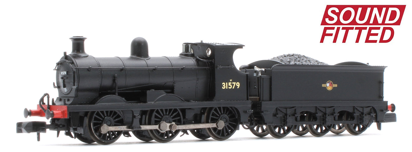 372-778SF SE&CR C Class 31579 BR Black (Late Crest) Steam Locomotive - DCC Sound