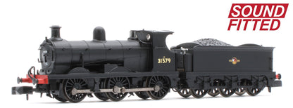 372-778SF SE&CR C Class 31579 BR Black (Late Crest) Steam Locomotive - DCC Sound