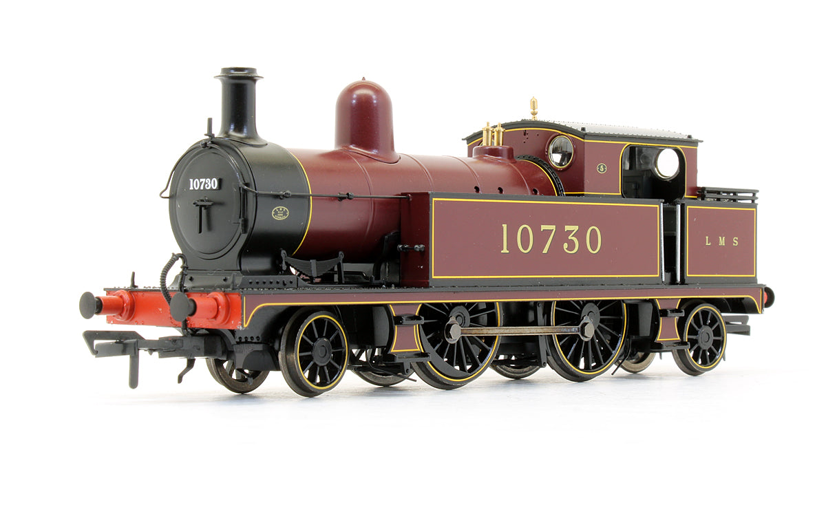 Pre-Owned 31-168A L&YR 2-4-2 Tank 10730 LMS Crimson Steam Locomotive - DCC Fitted