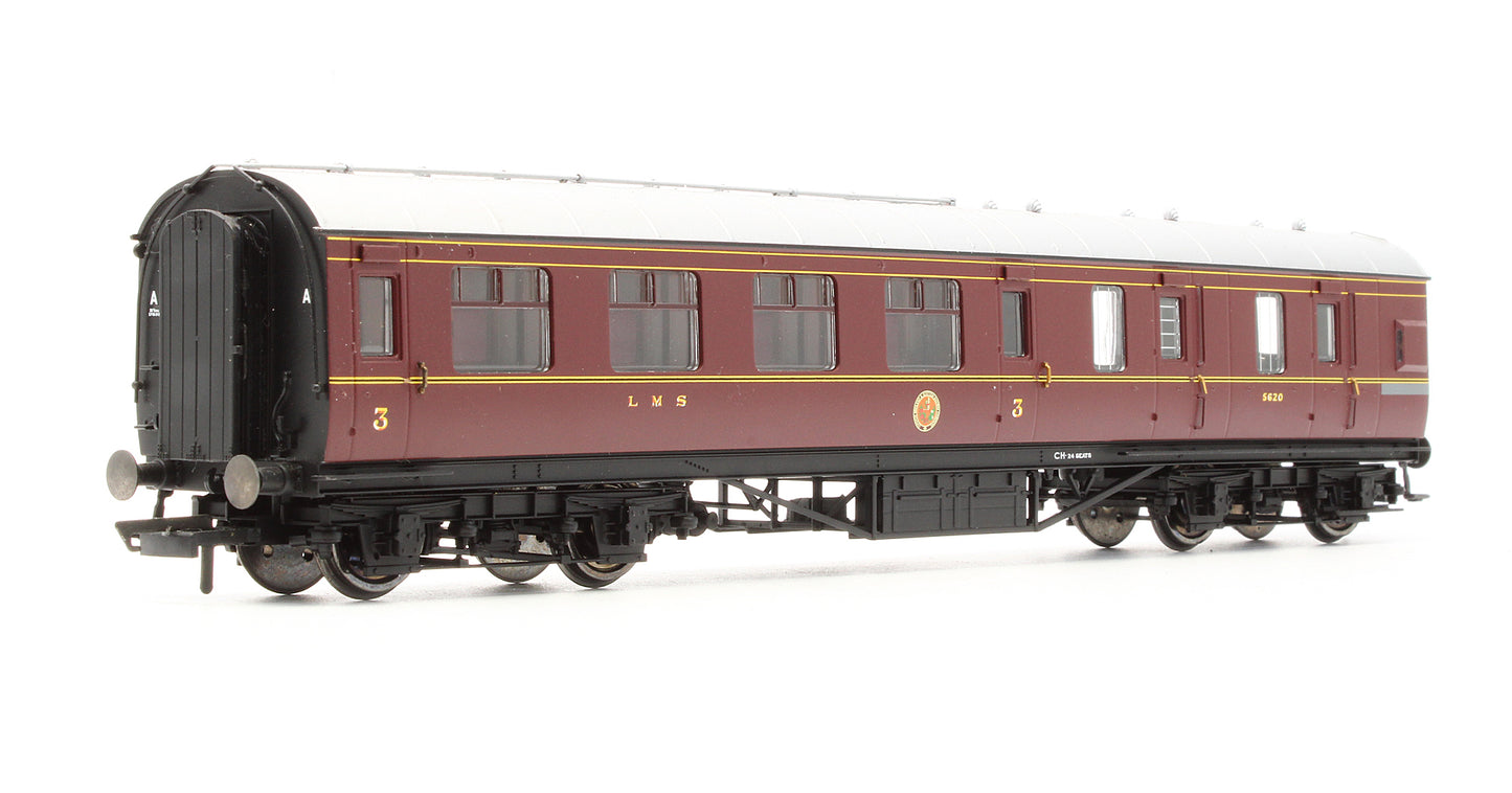 Pre-Owned R4232 LMS Standard Period 3 Corridor Brake 3rd Class Coach '5620'