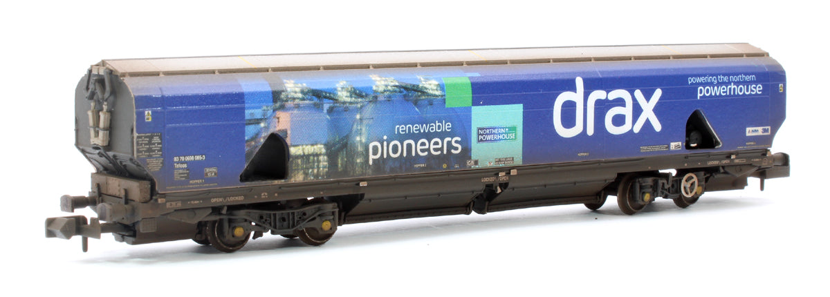 Custom Weathered Drax Power IIA-D Biomass Hopper Twin Pack (Renewable Pioneers Drax Livery) - Pack B