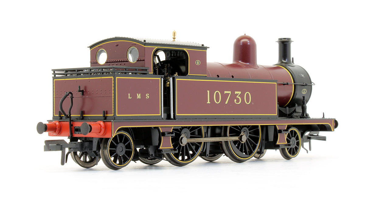 Pre-Owned 31-168A L&YR 2-4-2 Tank 10730 LMS Crimson Steam Locomotive - DCC Fitted